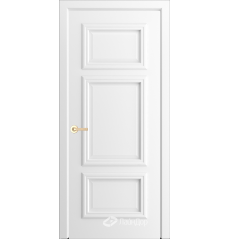  Дверь деревянная межкомнатная Афина Белая ДГ